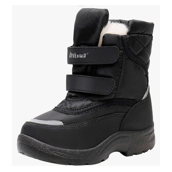 Apakowa Toddler Warm and Waterproof Boots Boy or Girl Size 10 - Picture 1 of 5